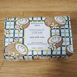 Beekman 1802 Coconut Cream Goat Milk Soap Bar Full Size 9 oz